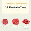 Manual Fresh Meat Slicer, 17 IN 1 Stainless Steel Cleaver
