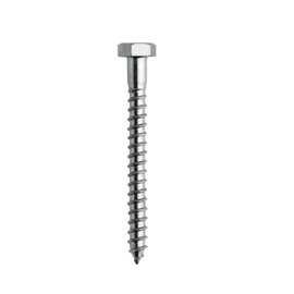 DOJA Barcelona Hexagon Wood Screws | Screws Assortment Pack 25-8 x 100 | Hexagonal Screw Key Screws | Galvanised Steel | Pull Screws | Construction, Woodworking, Interior Design
