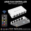 Auotac ARGB Controller PWM Fan Hub with RF Remote, (Connect