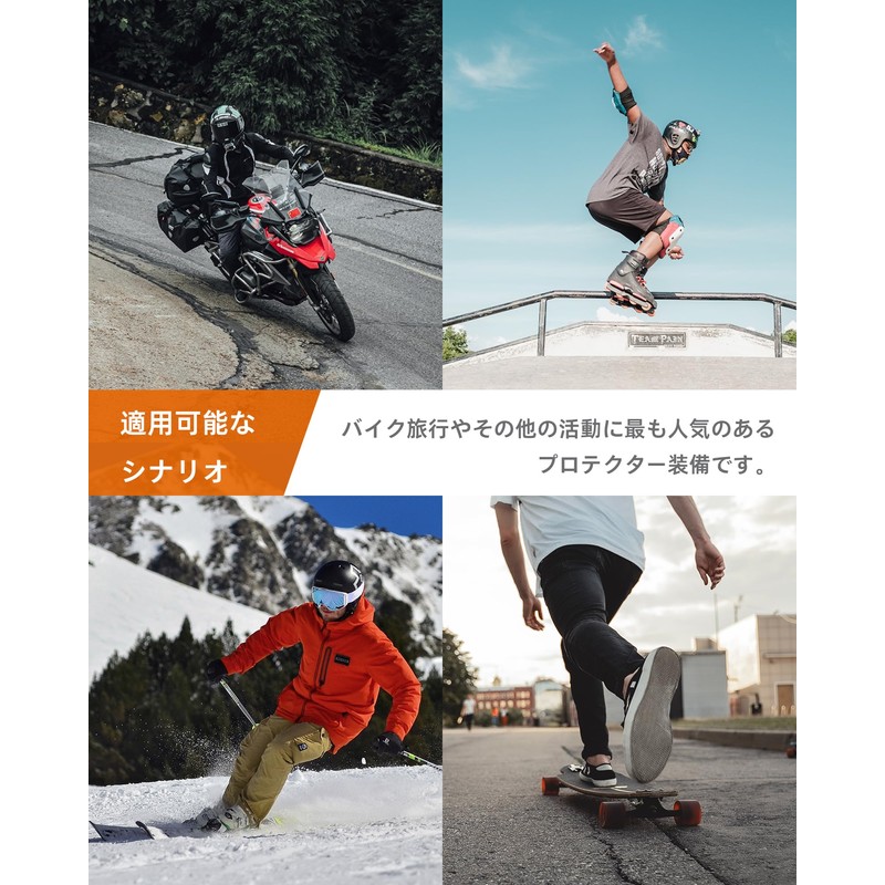 BORLENI Motorcycle Protectors Chest Protector Body Protector Thin CE Level