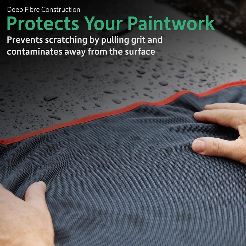 AutoGear NEW IMPROVED Car Drying Towel Extra Large 80x80cm is