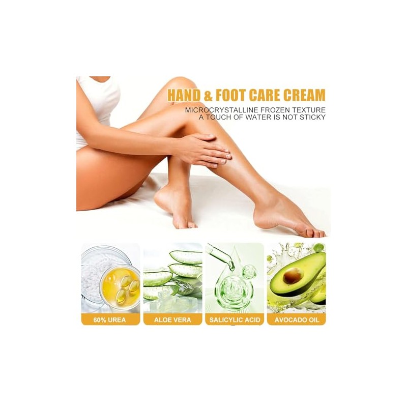 Crema Hidratante y Alivia el Grietas y Sequedad para Pies,