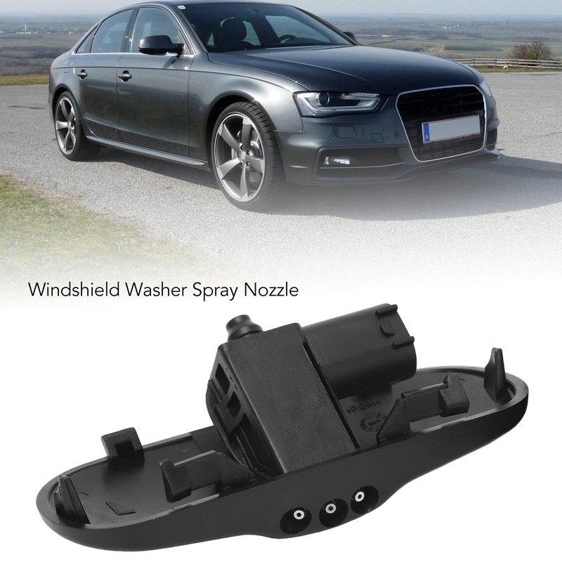 1 Pair Windshield Washer Wiper Spray Nozzle 8T0955987B Heated Windscreen