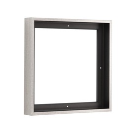 PIXY CANVAS Floater Frame 16x16 for 1-1/2 (1.5) inch Deep Canvas Paintings/Canvas Prints/Wood Canvas Panels/Wall Art/Wall Decor/Home Decor/Artwork (Antique Silver, 16 x 16 inch, Square)