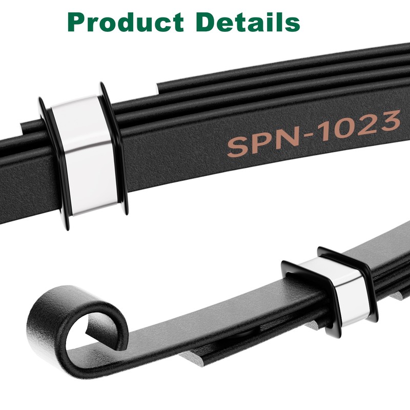 10L0L Golf Cart Heavy Duty 4-Leaf Rear Leaf Spring Kit
