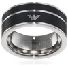 Emporio Armani Ring for Men , 9/10/11/11.5mm Silver Stainless Steel