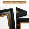 5x7 Picture frames black gold, small frame classic black picture