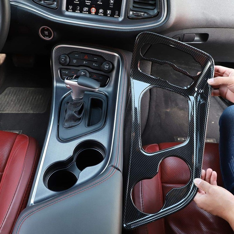 Voodonala for Challenger Gear Shift Shifter Panel Shift Lever Panel