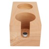 Wooden Coffee Tamper Station Stable Prevent Slip Coffee Tamper Holder