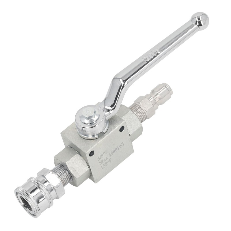 High Pressure Washer Ball Valve Kit 3/8 Male Plug Female