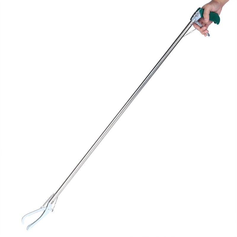 Stainless Steel Snake Tong Foldable Snake Catcher Reptile Grabber Tool