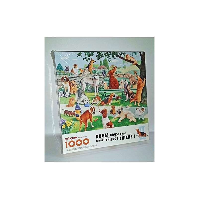 Springbok "DOGS! DOGS! DOGS!" 1000 Piece Jigsaw Puzzle