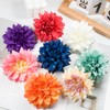 Fabric Flowers Heads for Craft, 15 Pcs Artificial Dahlias Flower
