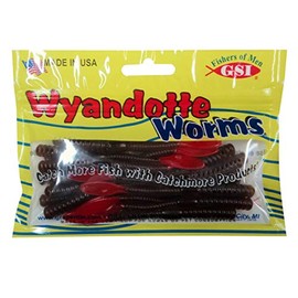 Catchmore Wyandotte Worms - Fire Tail - Pack of 20 - Earth Worm/Red Tail #WDWEWRT-20P