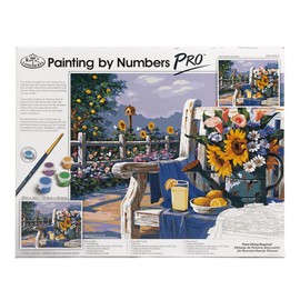 ROYAL BRUSH Sunflower & Lemons Paint-by-Number Kit
