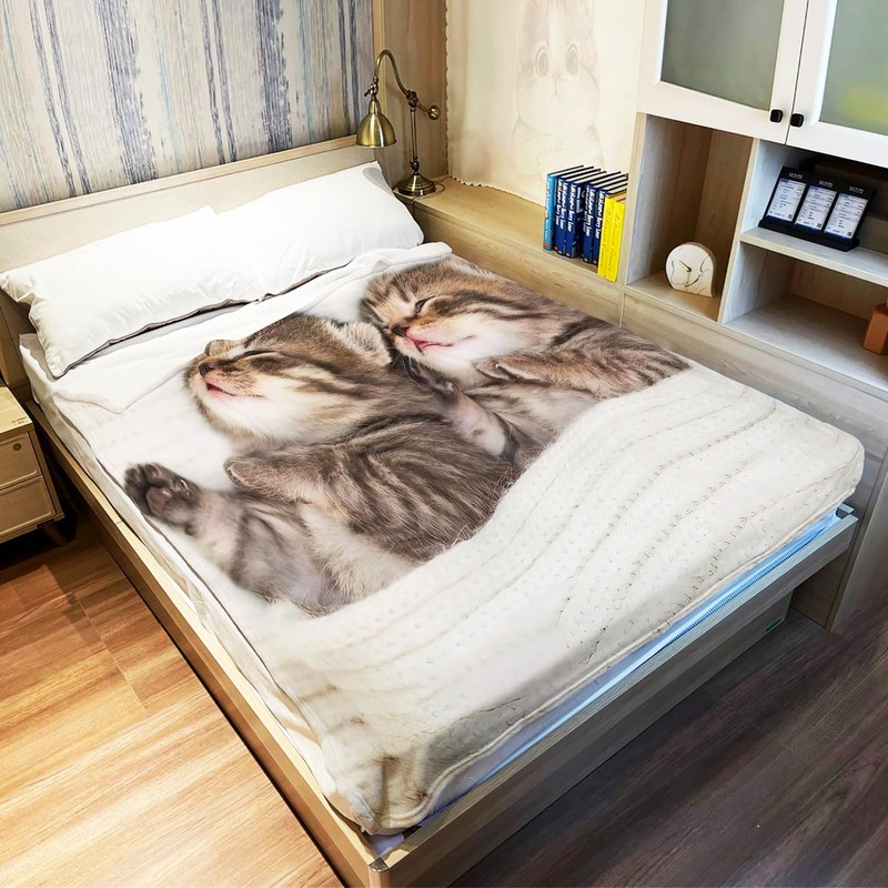 YISUMEI Blanket cuddly blankets soft flannel soft fleece blanket bed