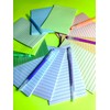 RHAWOM 12 Pads Lined Sticky Notes 4x6, Multi-Coloured Pastel Post