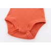 Chamie Newborn Boy Girl Bodysuit Infant Short Sleeve Jumpsuit Solid
