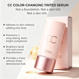 CC Cream Color Correcting Tinted Serum Lightweight Coverage (Lvory White)