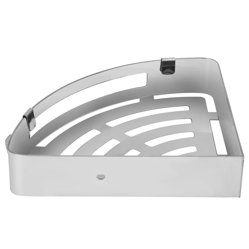 304 Stainless Steel Hollow Triangular Corner Shelf Shampoo Storage Rack