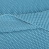PiccoCasa 100% Cotton Knit Throw Blanket,Solid Lightweight Decorative Throws and
