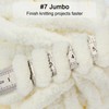 ERLYEEN Chenille Chunky Yarn Super Bulky Soft Thick Fluffy Jumbo