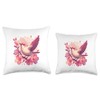 Mejiro's Sakura Ballet: A Dance of Blossoms Throw Pillow