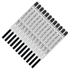 Imprinted Schmidt easyFLOW9000 Ballpoint Refill- Black Ink, Medium Tip 1.0mm - Pack of 12