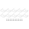 TOP-VIGOR 30Pcs LED Strip Light Clips, Mounting Bracket Fixing Clips