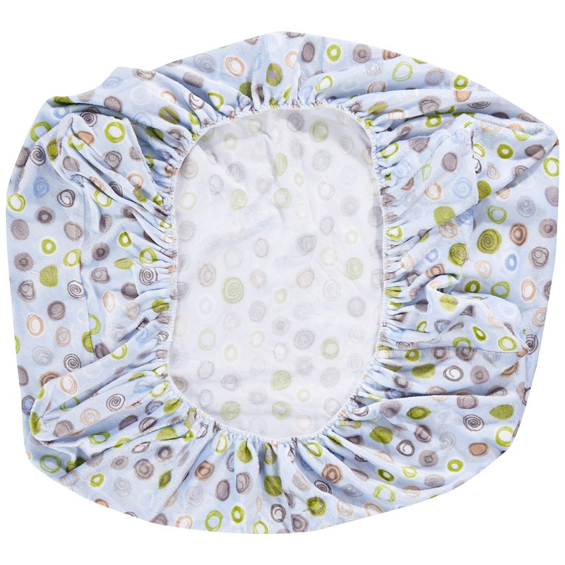 Summer Infant Ultra Plush Changing Pad Cover, Blue Swirl
