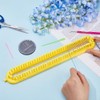 Hobbspring Knitting Loom Set Rectangular Knitting Board Loom Darning Needle