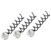 Baluue 3pcs Spiral Hair Pin Clip for Women Chic Bun