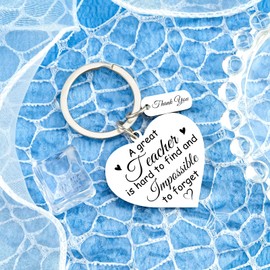 Wrpixe Teachers Christmas Gifts Thank You Gifts for Teacher Keychain for Women Daycare Preschool Teachers Gift for Instructor Professor Retirement Thank You Gift for Mentor Stuff