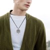 LUTAKU The Awen Three Rays of Light Pendant Necklace for