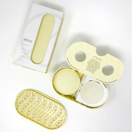 BOTTLE NONE | be YOU Travel Set Includes be You Shampoo and Conditioner Bars for All Hair Types with Travel Soap Dish | PH Balanced/Salon Grade/Natural | 50+ Washes