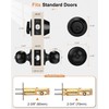 Probrico Front Door Keyed Entry Knobs and Single Cylinder Deadbolt