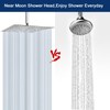 NearMoon Rain Shower Head With Shower Arm, Ceiling Mount Square