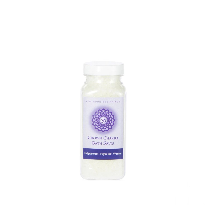 New Moon Beginnings Crown Chakra Bath Salt Blend by New