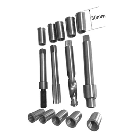 BZBMGMO M11X2.0X30 Metric Thread Repair kit,10 Stainless Steel Inserts
