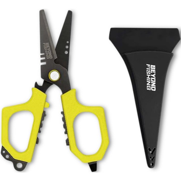Beyond Fishing 6.5" Pro Shears (Yellow)