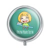 Brush Your Teeth Toothbrush Kawaii Chibi Pill Case Trinket Gift