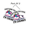 eDesign 2-Pack Don't Park Too Close I'm Chunky Decal Vinyl