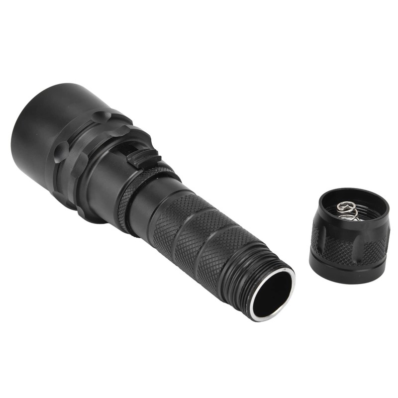 Dechoga Flashlight, Dibrite L25000lm, Stepless Dimming Diving Light, Vacuum Electroplating,