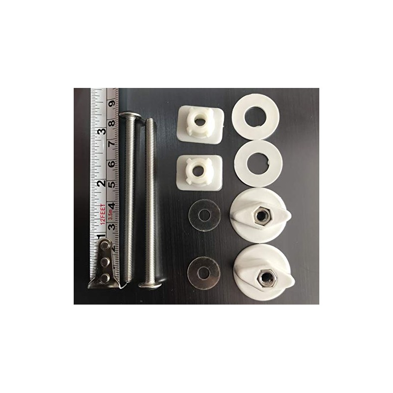 Toilet Seat Replacement Back Nuts Bottom Fixing Bolt, Screw Washers