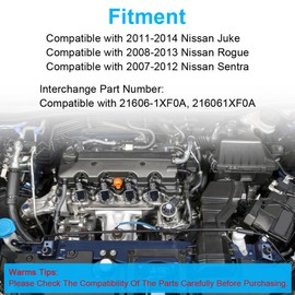 JDMON Transmission Oil Cooler Replacement for 2011-2014 Nissan Juke, 2008-2013 Rogue, 2007-2012 Sentra Compatible with 21606-1XF0A, 216061XF0A