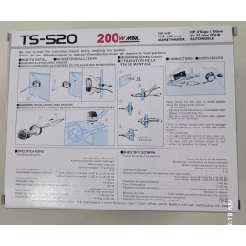 Pioneer TS-S20 200 Watt 3/4" High-Power Dome Car Tweeters Brand New