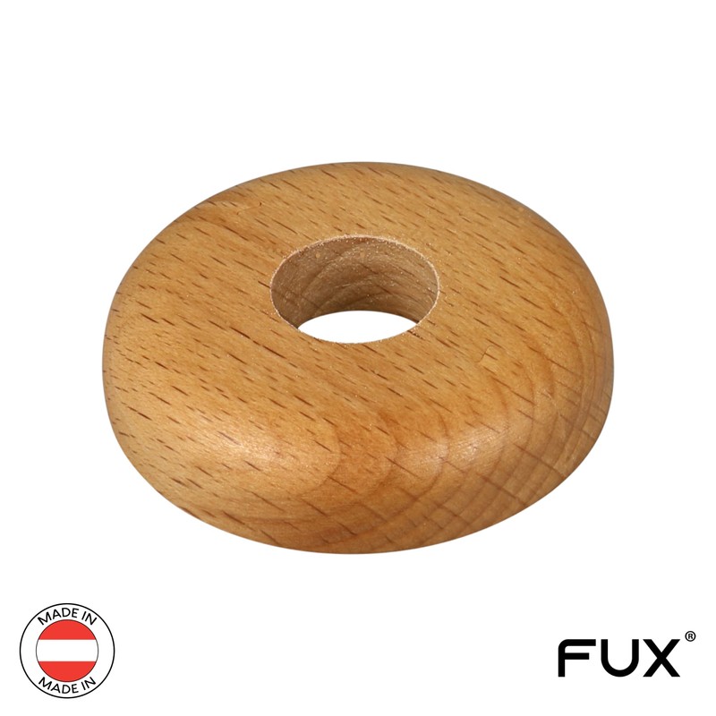 FUX Pack of 2 Single Heating Pipe Rosette, 15 mm