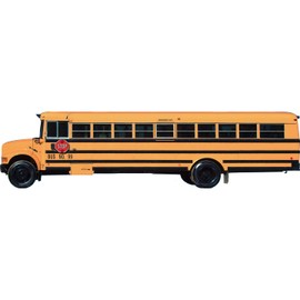 SP12676 Yellow School Bus 90 inch Wide Cardboard Cutout Standee Standup