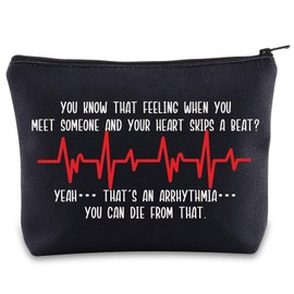 CVICU Makeup Bag for Heart Nurse Cardiologist Gift for Nurse Cardiology Nurse Zipper, You Know That Uk