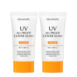 Isa Knox All Proof Cover Sun Plus 50ml x 2 (SPF 50+ PA++++) / 이자녹스 올 프루프 커버 선 플러스 50ml 2개 (SPF 50+ PA++++)